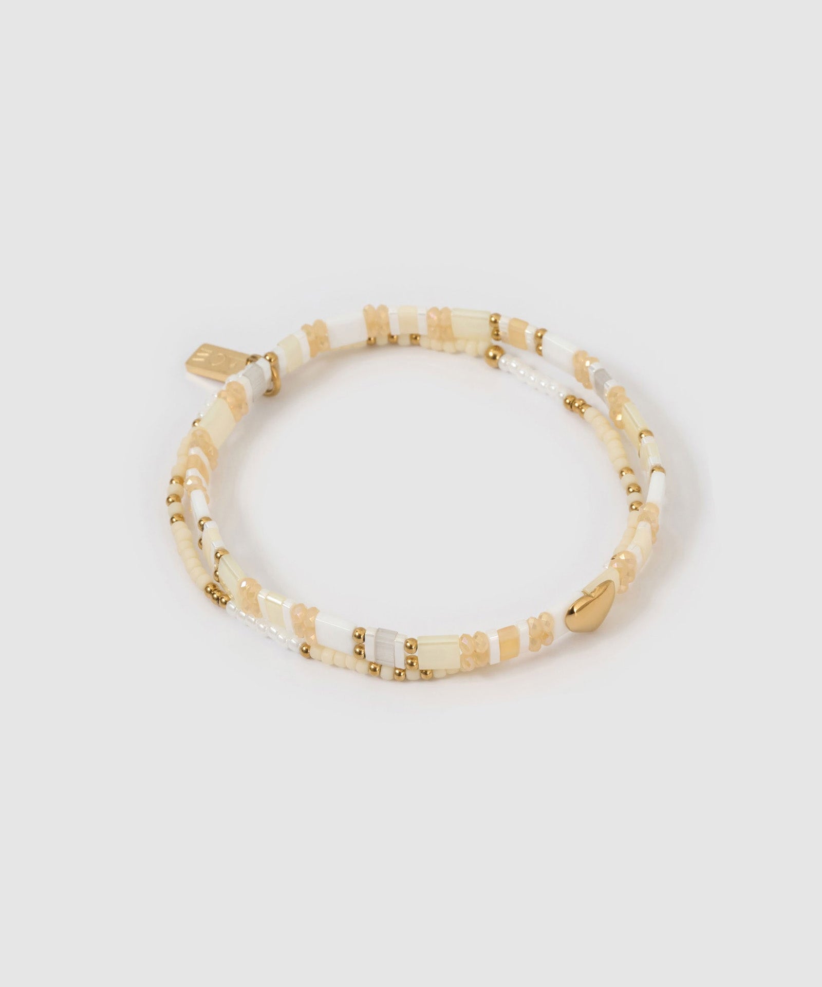 Pulseira Cami Areia - Ouro 18K | SILLENE