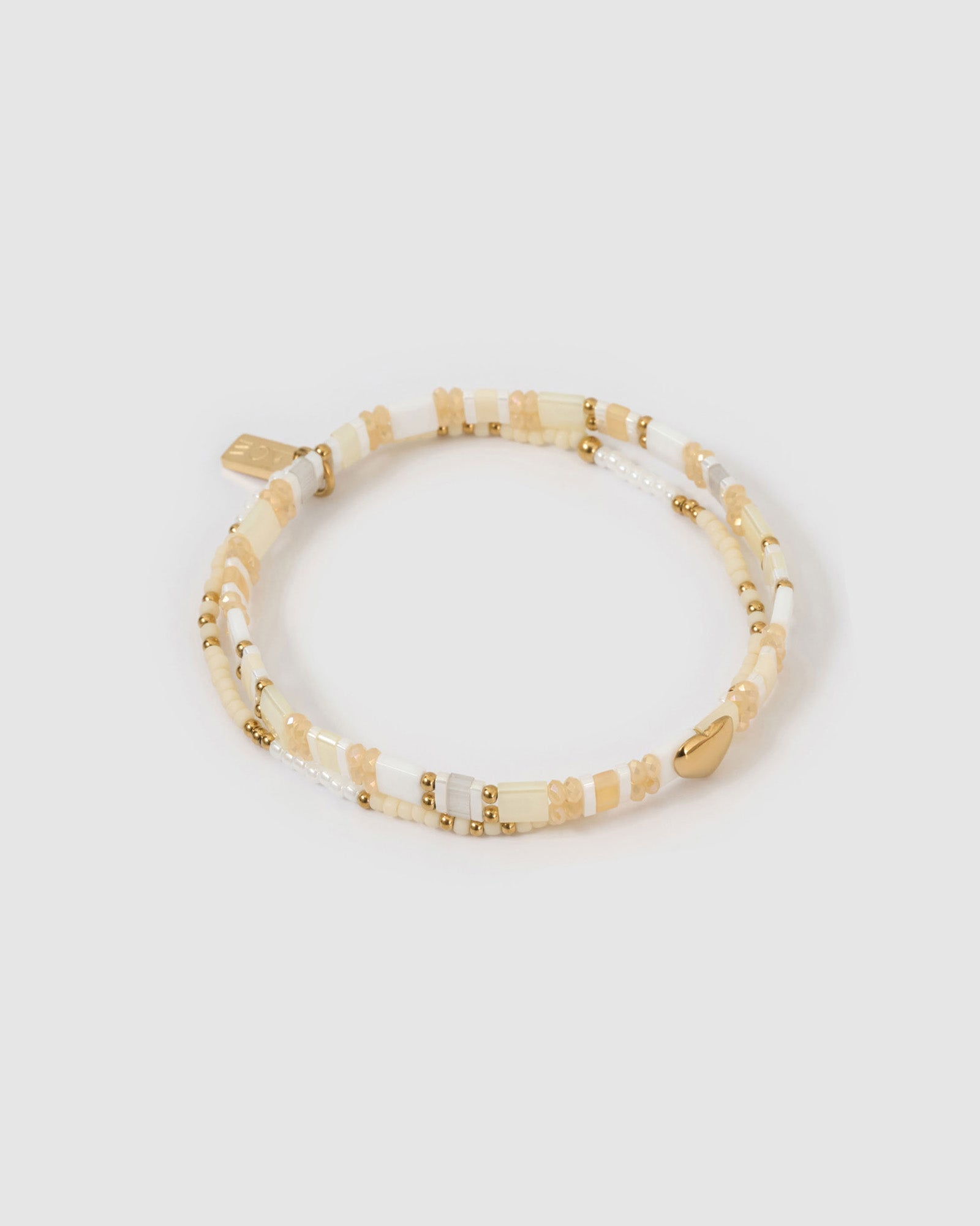 Pulseira Cami Areia - Ouro 18K | SILLENE