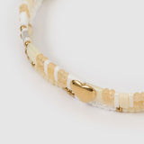 Pulseira Cami Areia - Ouro 18K | SILLENE