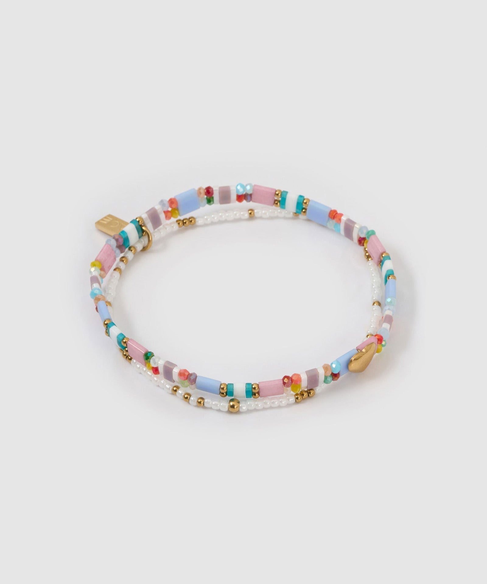 Pulseira Cami Colorida - Ouro 18K | SILLENE