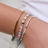 Pulseira Cami Colorida - Ouro 18K | SILLENE