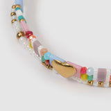 Pulseira Cami Colorida - Ouro 18K | SILLENE
