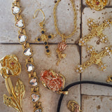 Pulseira Coração Cravejado - Ouro 18K | SILLENE