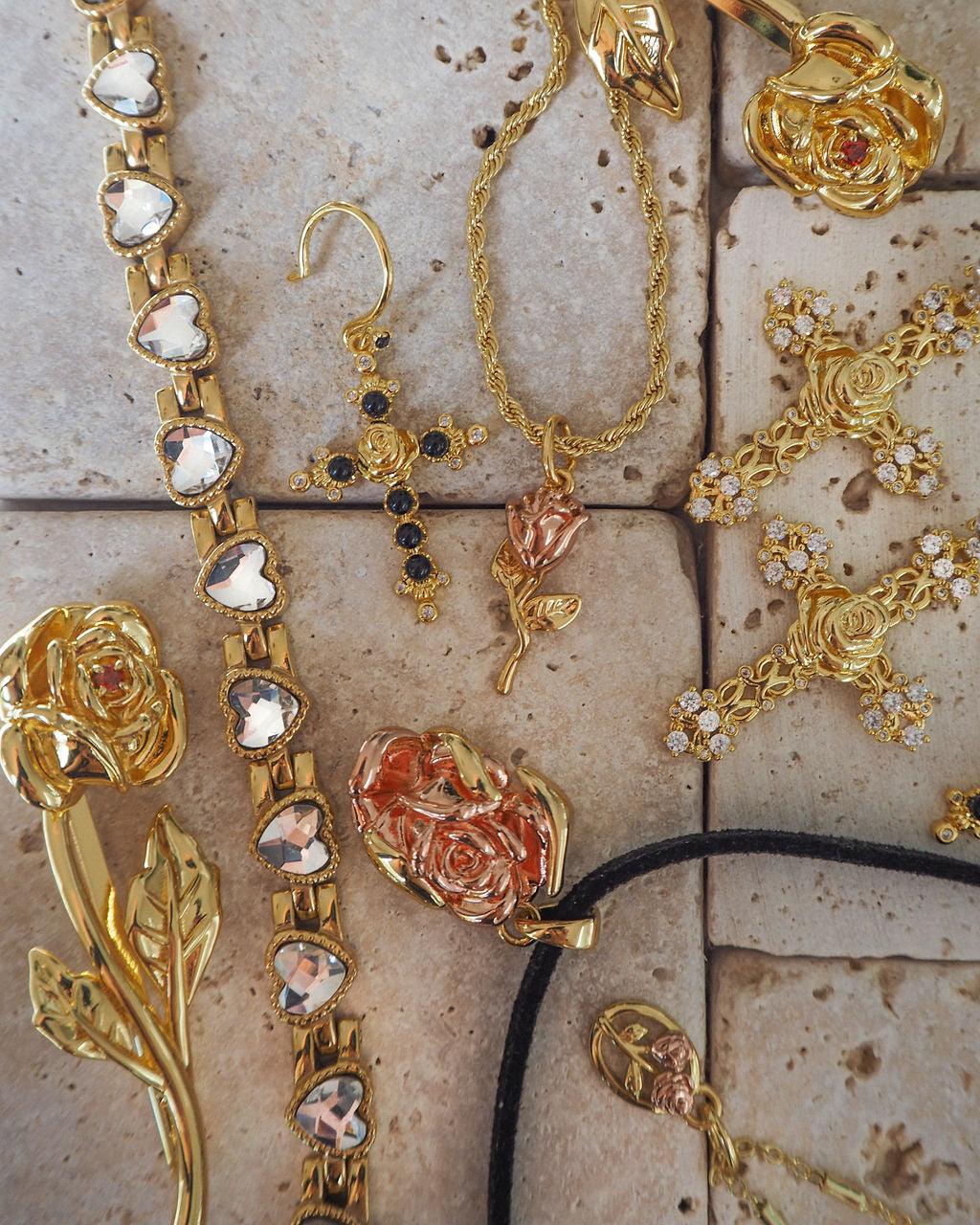 Pulseira Coração Cravejado - Ouro 18K | SILLENE