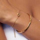Pulseira Coração Ruby Vermelho - Ouro 18K | SILLENE