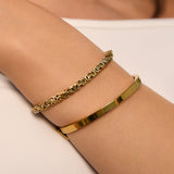 Pulseira Corrente Brooklyn - Ouro 18K | SILLENE