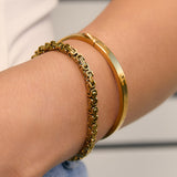 Pulseira Corrente Brooklyn - Ouro 18K | SILLENE