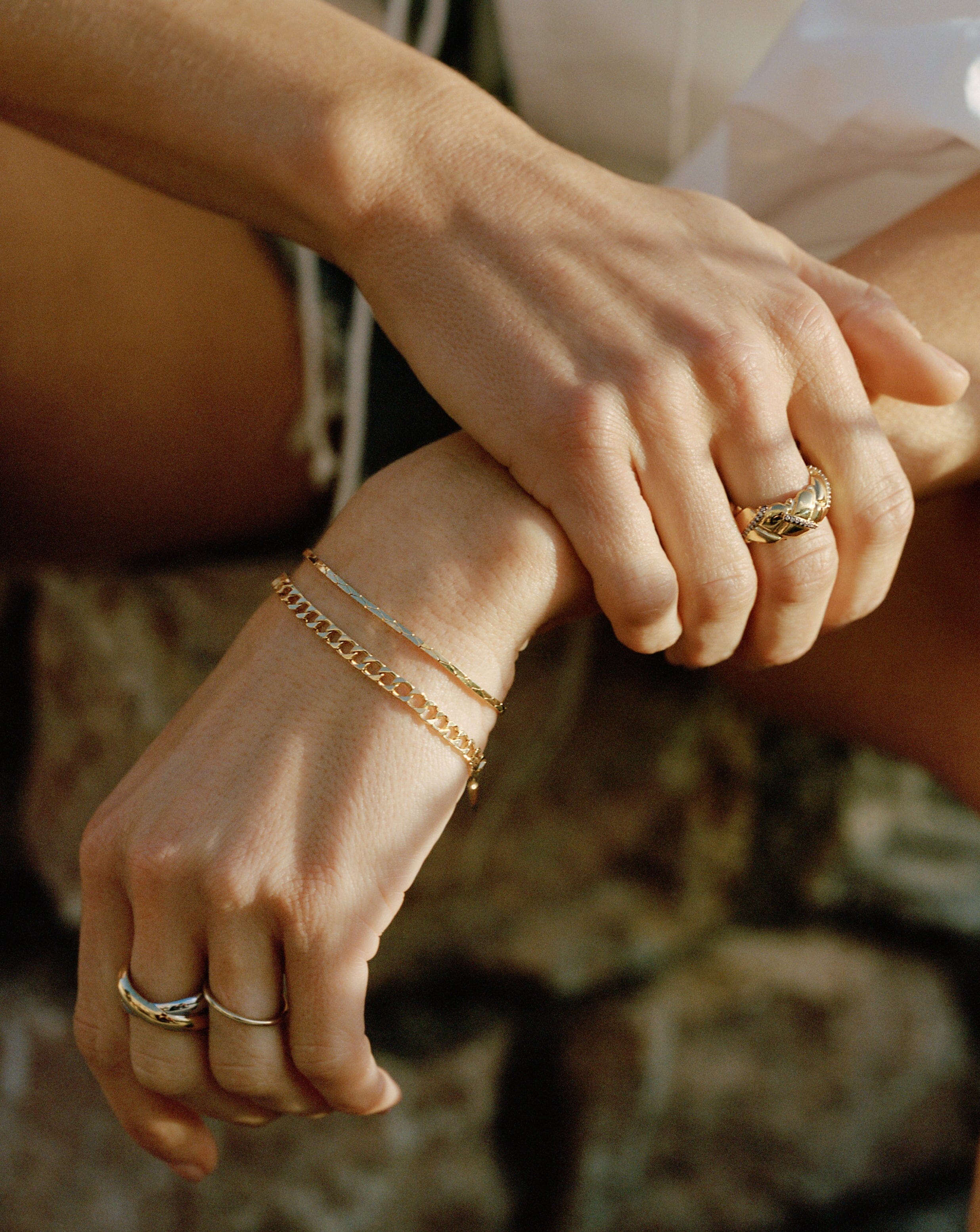 Pulseira Corrente Cobra - Ouro 18K | SILLENE