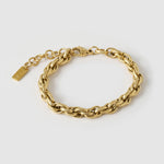 Pulseira Corrente Harlem - Ouro 18K | SILLENE
