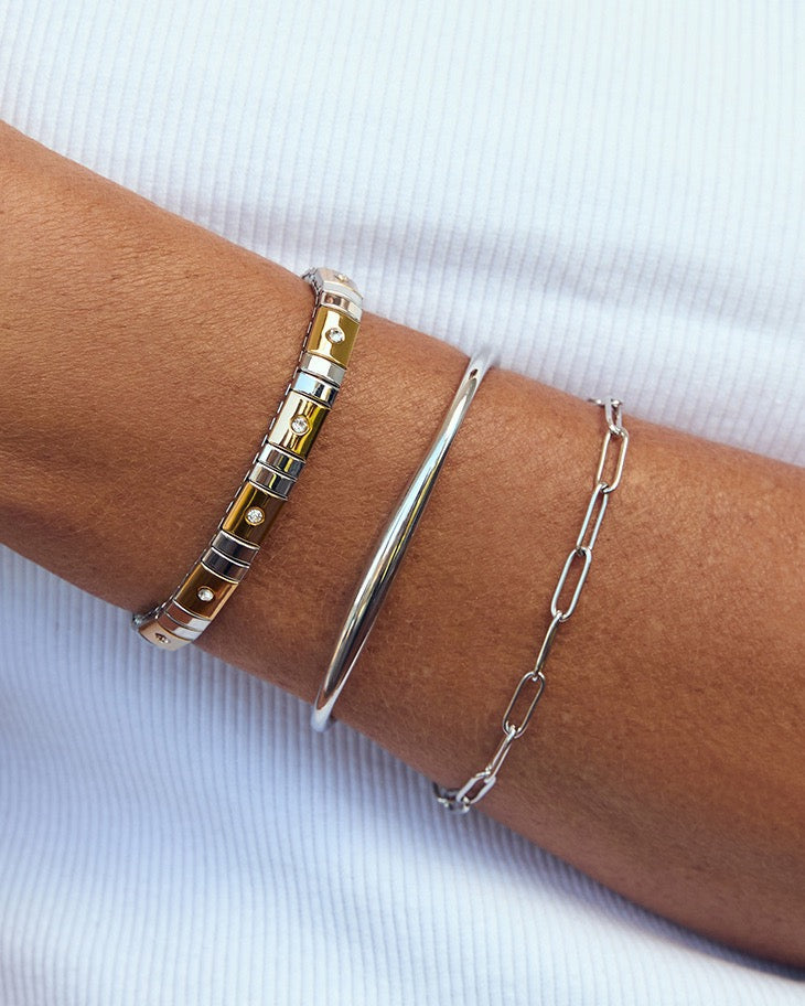 Pulseira Emma - Ouro e Prata | SILLENE