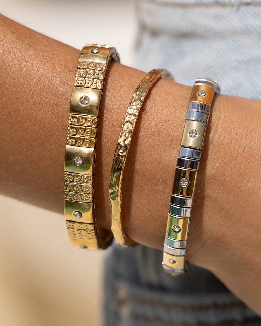 Pulseira Emma - Ouro e Prata | SILLENE