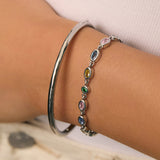 Pulseira Isadora Multicolor - Prata | SILLENE