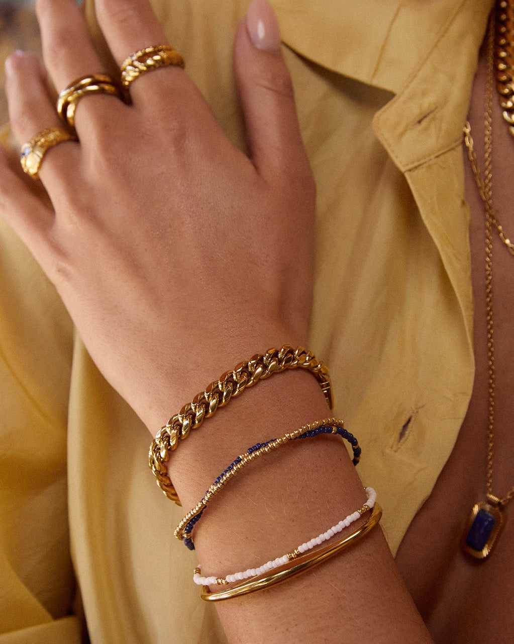 Pulseira Isla - Ouro 18K | SILLENE