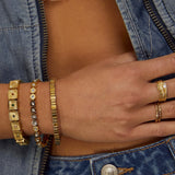 Pulseira Jasper - Ouro 18K | SILLENE