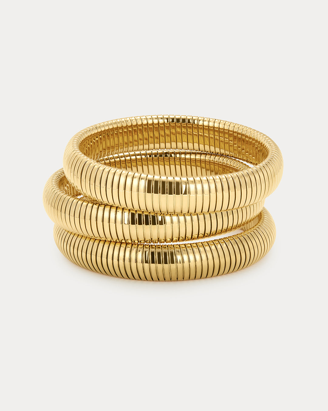 Pulseira Kit Corrente Cobra (3 unidades) - Ouro 18K | SILLENE