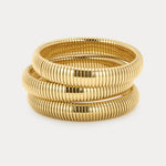 Pulseira Kit Corrente Cobra (3 unidades) - Ouro 18K | SILLENE
