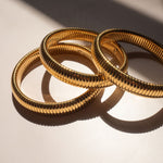 Pulseira Kit Corrente Cobra (3 unidades) - Ouro 18K | SILLENE