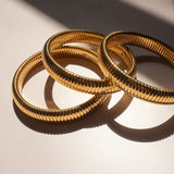 Pulseira Kit Corrente Cobra (3 unidades) - Ouro 18K | SILLENE