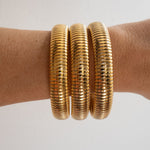 Pulseira Kit Corrente Cobra (3 unidades) - Ouro 18K | SILLENE