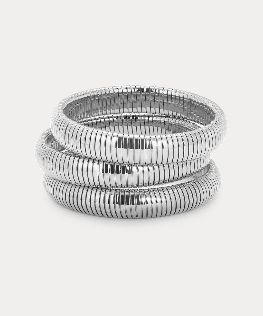 Pulseira Kit Corrente Cobra (3 unidades) - Prata | SILLENE