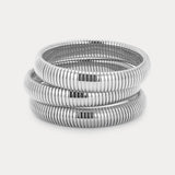 Pulseira Kit Corrente Cobra (3 unidades) - Prata | SILLENE