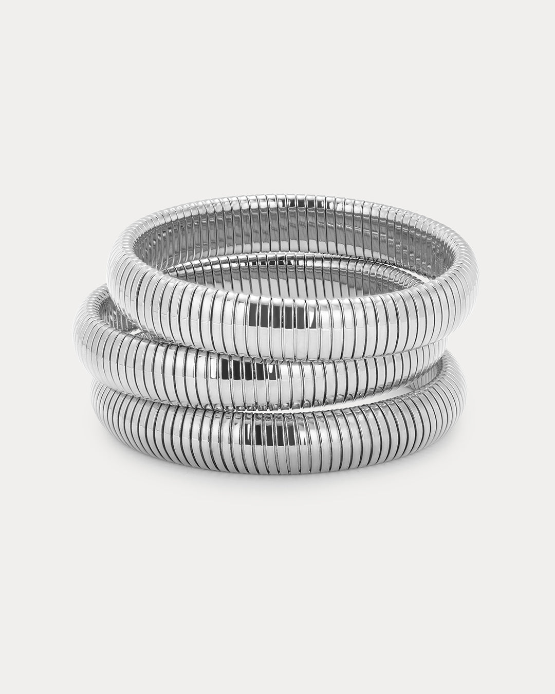 Pulseira Kit Corrente Cobra (3 unidades) - Prata | SILLENE