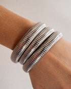 Pulseira Kit Corrente Cobra (3 unidades) - Prata | SILLENE