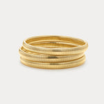 Pulseira Kit Mini Corrente Cobra (3 unidades) - Ouro 18K | SILLENE