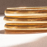 Pulseira Kit Mini Corrente Cobra (3 unidades) - Ouro 18K | SILLENE