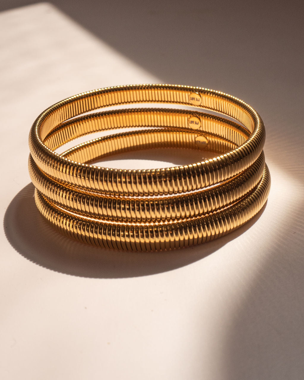 Pulseira Kit Mini Corrente Cobra (3 unidades) - Ouro 18K | SILLENE