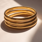 Pulseira Kit Mini Corrente Cobra (3 unidades) - Ouro 18K | SILLENE