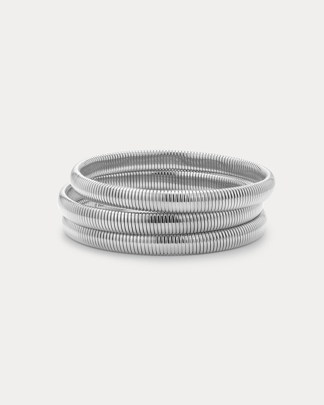 Pulseira Kit Mini Corrente Cobra (3 unidades) - Prata | SILLENE