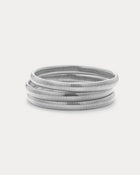 Pulseira Kit Mini Corrente Cobra (3 unidades) - Prata | SILLENE