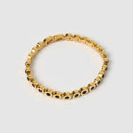 Pulseira Maeve Preta - Ouro 18K | SILLENE