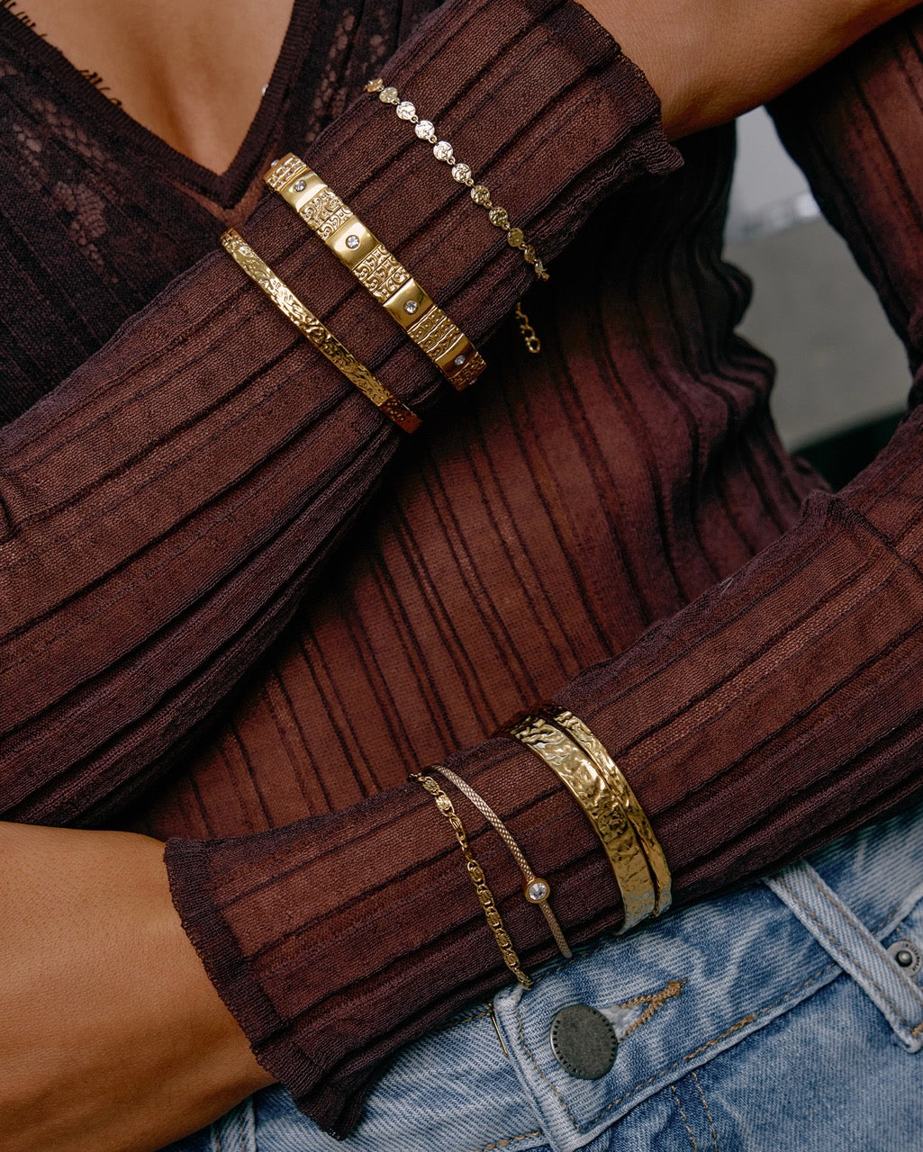Pulseira Margot - Ouro 18K | SILLENE