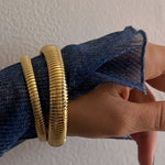 Pulseira Mini Corrente Cobra - Ouro 18K | SILLENE