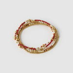 Pulseira Nellie Bordô - Ouro 18K | SILLENE
