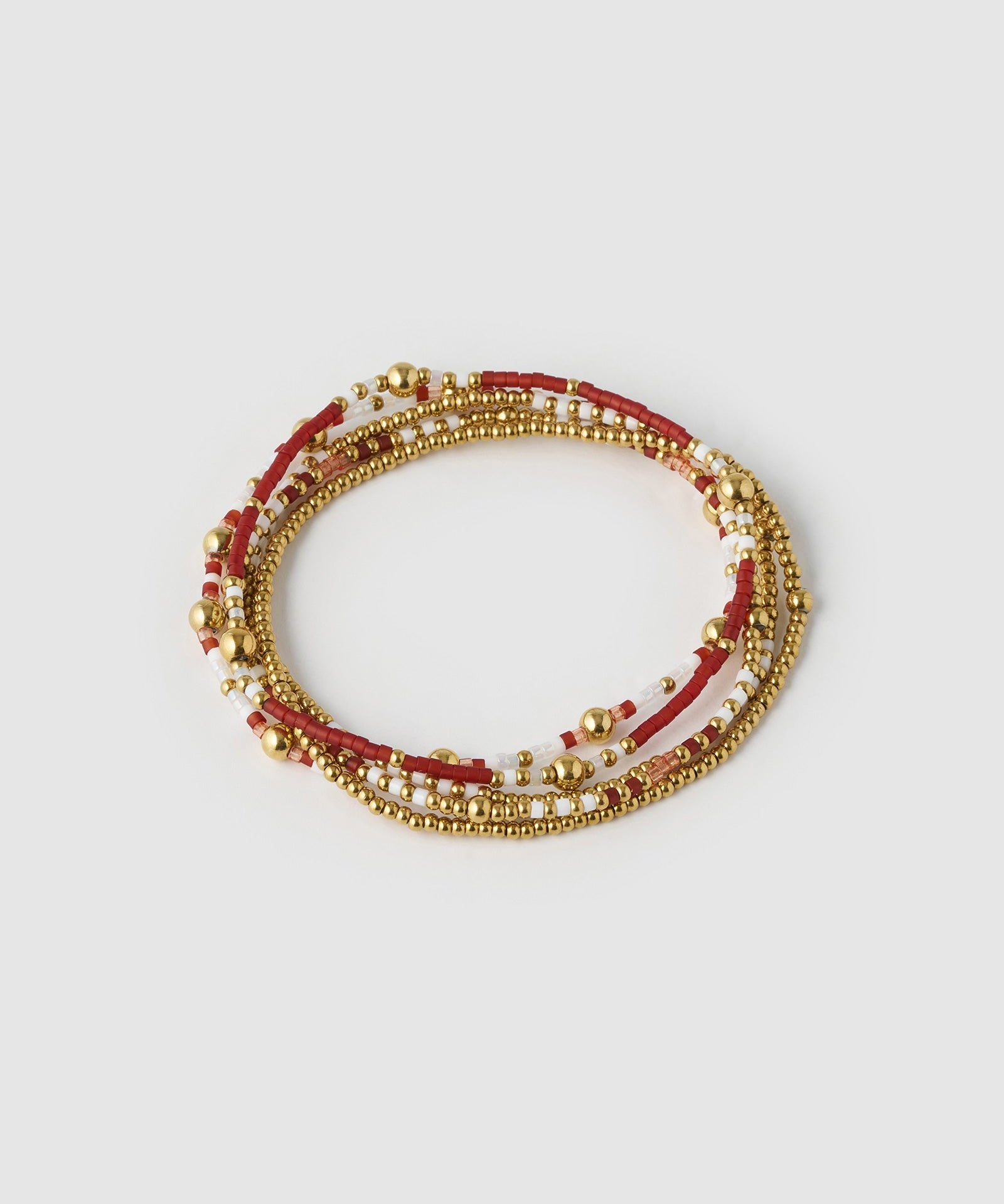 Pulseira Nellie Bordô - Ouro 18K | SILLENE