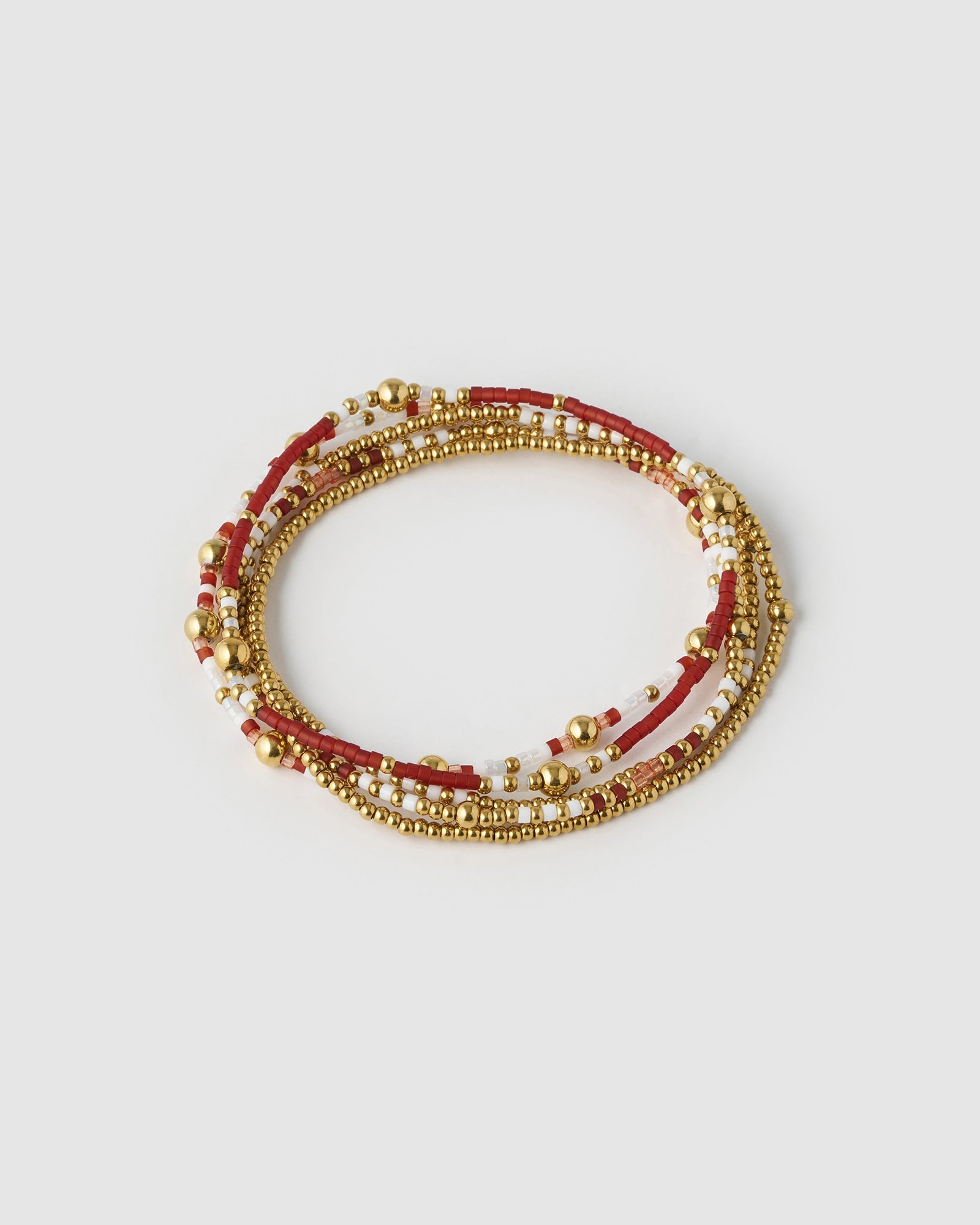 Pulseira Nellie Bordô - Ouro 18K | SILLENE