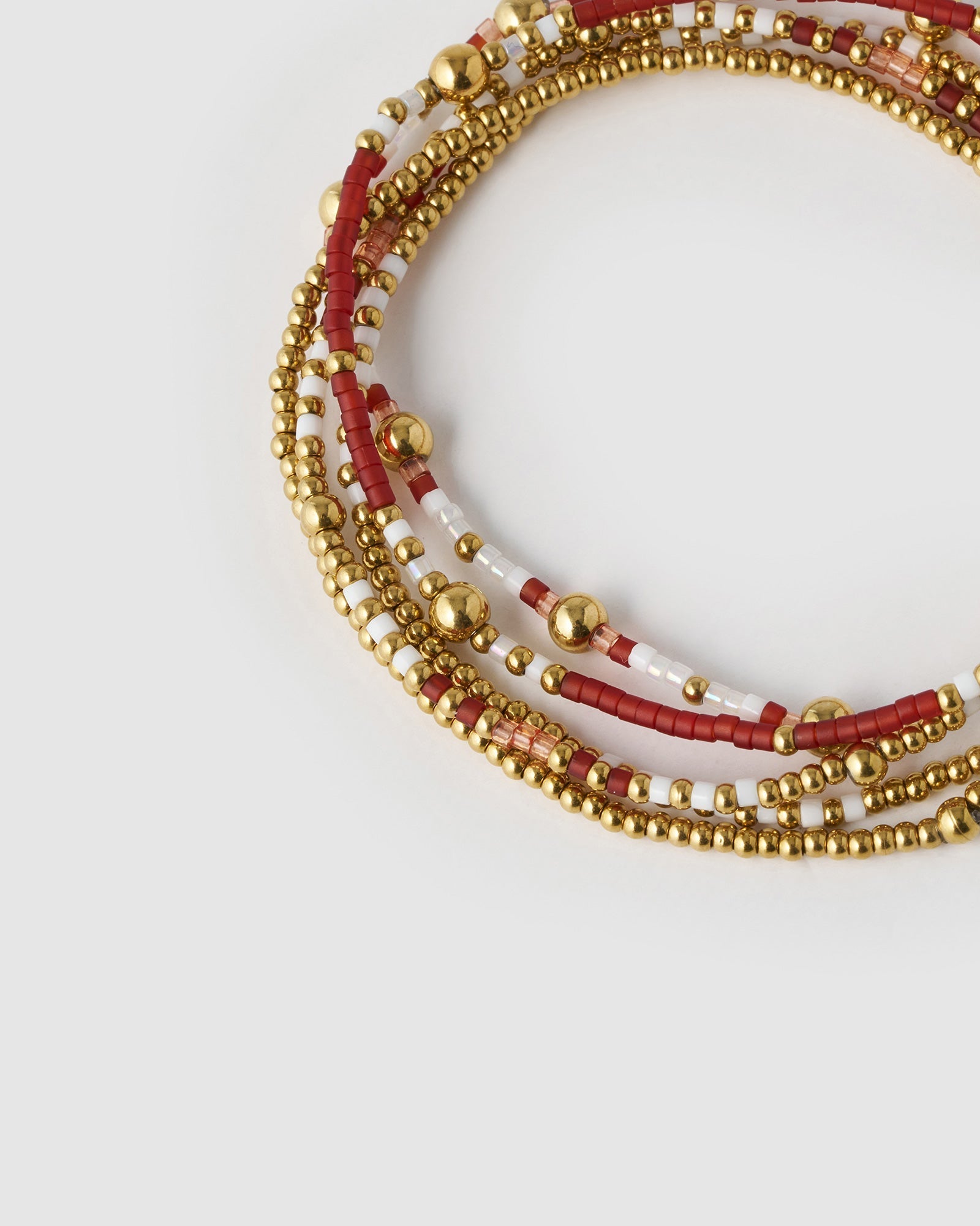 Pulseira Nellie Bordô - Ouro 18K | SILLENE