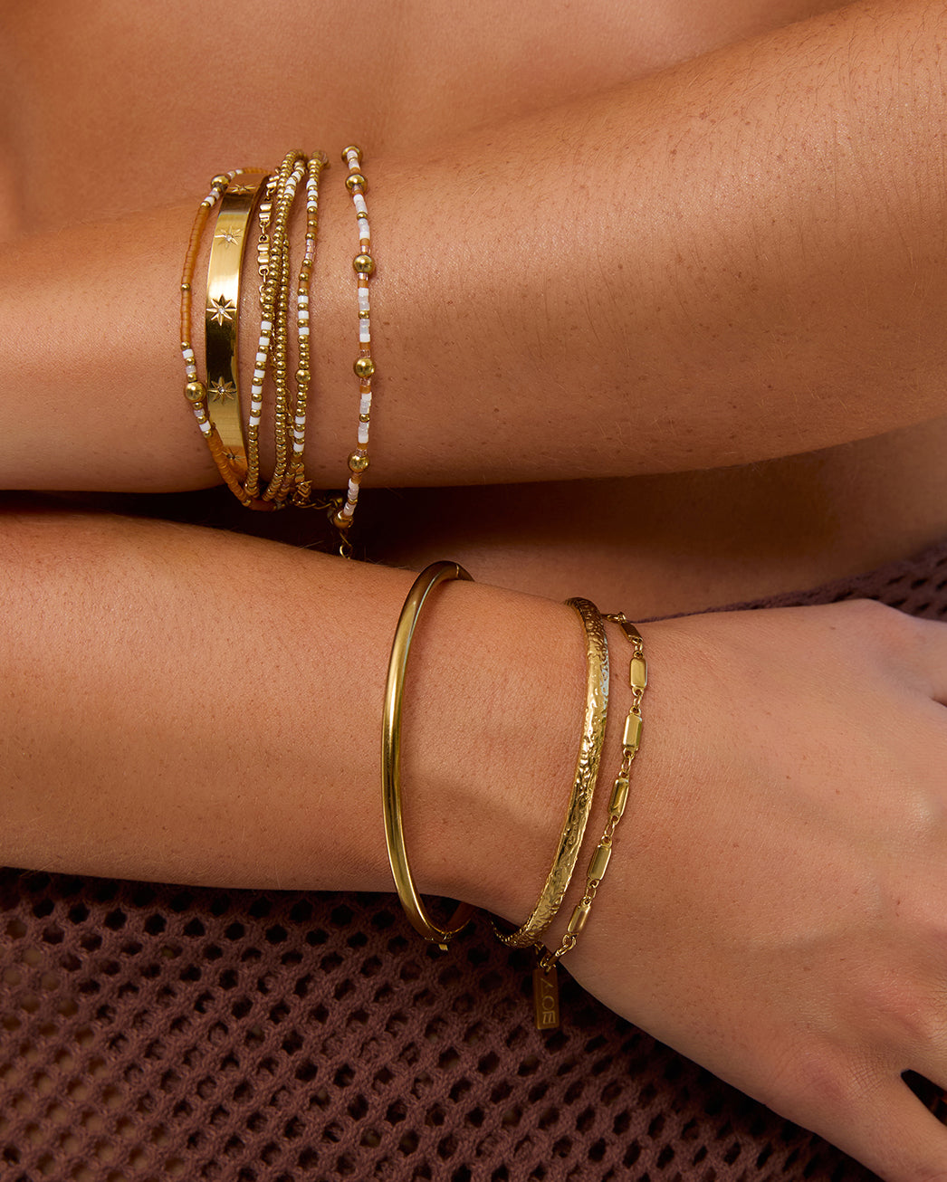 Pulseira Nellie Manga - Ouro 18K | SILLENE