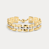 Pulseira Noir Elos - Ouro 18K | SILLENE
