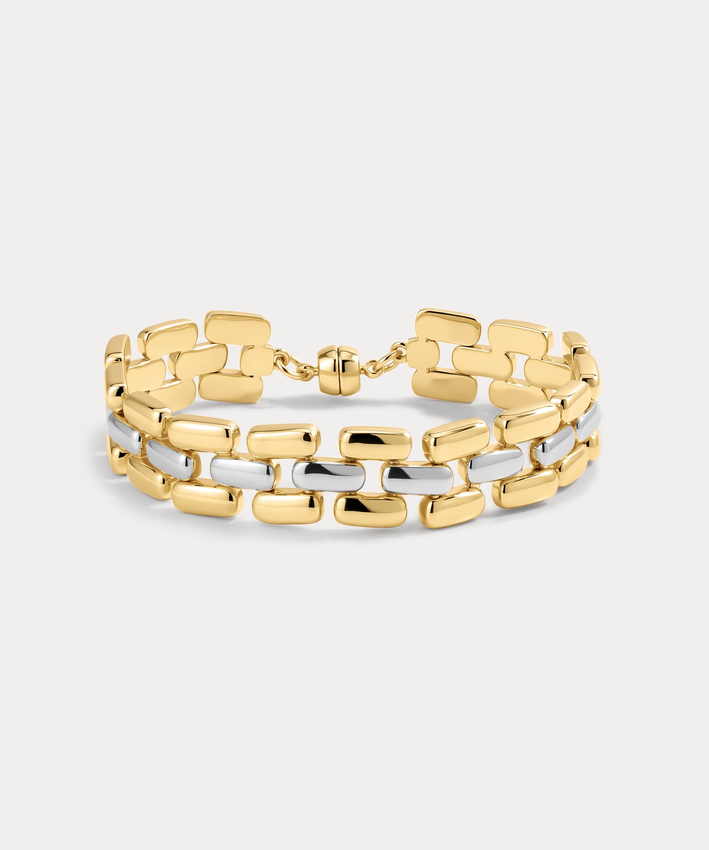 Pulseira Noir Elos - Ouro 18K | SILLENE