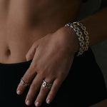 Pulseira Noir Elos - Ouro 18K | SILLENE