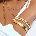 Pulseira Ônix - Ouro 18K | SILLENE