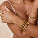 Pulseira Ônix - Ouro 18K | SILLENE