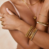 Pulseira Ônix - Ouro 18K | SILLENE