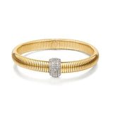 Pulseira Pave Dome Corrente Cobra - Ouro | SILLENE