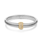 Pulseira Pave Dome Corrente Cobra - Ouro | SILLENE