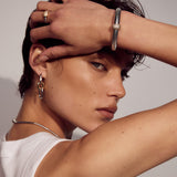 Pulseira Pave Dome Corrente Cobra - Ouro | SILLENE